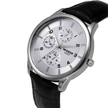 Relógio de quartzo masculino, relógio elegante e minimalista, moda ultra fina, com alça e mostrador 2024 - compre barato