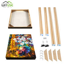 Marco de madera marcos de lona marco de madera para lienzo pintura al óleo marco diy 40x50cm para lienzo impresión arte de pared 2024 - compra barato