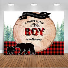 Buffalo Plaid backdrop for photography lumberjack background for photo studio newborn baby shower christmas birthday decoration 2024 - buy cheap