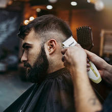 Kemei máquina de cortar cabelo corte de cabelo usb shaver escultura para o homem cabelo barba máquina de corte barbeiro profissional aparador cabelo elétrico f30 2024 - compre barato