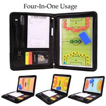 4 In 1 Football Coach Board Magnetic Coaching Strategy Board Kit Foldable Soccer Basketball Volleyball Teaching Plate Book Set 2024 - buy cheap