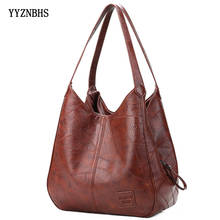 Bolsa de mão de couro feminina, bolsa de mão luxuosa para mulheres, designer de marca famosa, grande capacidade 2024 - compre barato