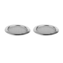 2x Guitar Soundhole Insert Speaker Grills for Resonator Dobro Guitar Chrome 2024 - buy cheap