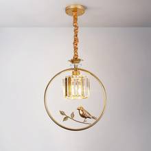 Modern metal bird Pendant Lights E27 bulb led lamps Living room corridor decorate Pendant lamps led lustre Pendant lamp 2024 - buy cheap