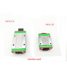 Высокое качество 2 шт. MGN15H или MGN15C линейный подшипник скольжения блок для MGN15 линейный направляющий Для cnc xyz Бесплатная доставка 2024 - купить недорого