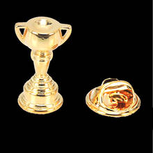 High quality men's Brooch new fashion jewelry gold cup Brooch French Wedding Shirt LAPEL BADGE PIN gift 2024 - buy cheap