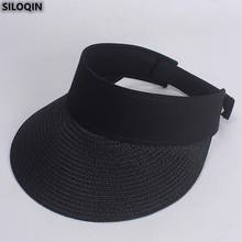 SILOQIN-Sombrero de verano para mujer, gorra con Cierre trasero, ajustable, elegante, Simple 2024 - compra barato