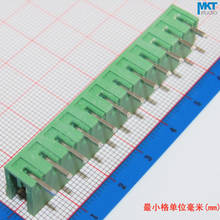 100 pcs 12 p 5.08mm Pitch Abertas Sides Right Angle Pin Masculino Conector do Bloco Terminal Do Fio 2024 - compre barato