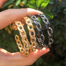Женские серьги-кольца Funmode, большие круглые серьги с кубическим цирконием AAA, ювелирные украшения, опт FE12 2024 - купить недорого