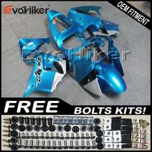 Motorcycle cowl  for ZX9R 2002 2003 light blue ZX 9R 02 03 ABS plastic motor panels kit Injection mold 2024 - buy cheap