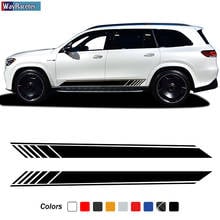 Edition 1 AMG Car Door Side Stripe Skirt Sticker Body Vinyl Decal For Mercedes Benz GLS Class 2020 X167 X166 X164 Accessories 2024 - buy cheap