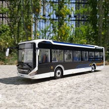 Литая в масштабе 1:42 черная модель автобуса LCK6126 Hager из металлического сплава коллекционные игрушки для взрослых украшение сувенир демонстрация подарков демонстрация 2024 - купить недорого