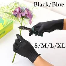 20/50/100pcs Blue BLACK Disposable Latex Gloves for Household Food Grade Safety Gloves Cleaning Kitchen Oil Guantes De Trabajo 2024 - buy cheap