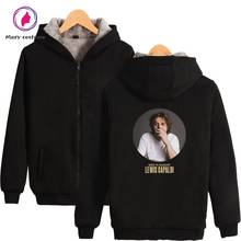 LewisCapaldi  Zipper hoodie 2019 Hot Plus Velvet  Men Fashion Thicken Zipper Hoodies Sweatshirt Casual Harajuku Streetwear 2024 - buy cheap