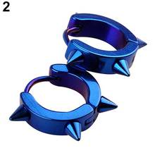 Men Ear Studs Unisex Titanium Steel Punk Rivet Ear Studs Spike Hoop Huggie Piercing Earrings Woman's accesories 2024 - buy cheap