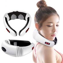 Electric Shock Pulse Multi-frequency Neck Massage instrument Physiotherapy Cervical Magnetic Therapy to Relief Neck Pain 2024 - buy cheap