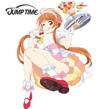 Jumptime 13cm x 9cm 3d adesivos de carro nisekoi anime estilo do carro doce menina tachibana marika jdm decalques do corpo à prova dwaterproof água 2024 - compre barato