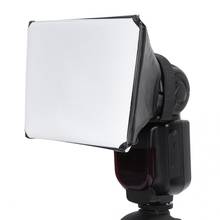 Universal retângulo forma speedlite softbox difusor para câmera flash luz velocidade luzes estúdio flash difusor 2024 - compre barato