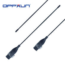 Oppxun antena para yaesu na666 144/430mhz uhf vhf banda dupla, conector macho sma 2024 - compre barato