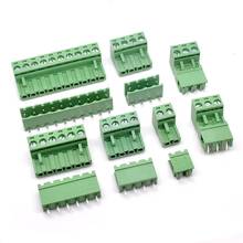 100pcs KF2EDG5.08 2/3/4/5/6/7/8/9/10/12Pin Line Terminal Plug Type 300V 5.08mm Pitch Connector Pcb Screw Terminal Block 2024 - buy cheap