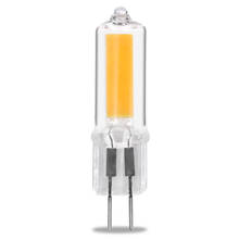 Lâmpada de led de vidro para g4, regulável, 220v, 240v, 6w, 9w, 12w, cob, substitui refletor halógena 2024 - compre barato