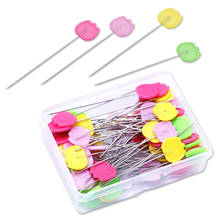 LMDZ 50/100 Pcs/Box Positioning Needle Patchwork Pins Sewing Marker Needle Dressmaking Pins DIY Handmade Make Garment Accessory 2024 - buy cheap