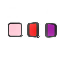 Filtro de lente de cámara Filtro de buceo Filtro de Snorkel para DJI OSMO cámaras de acción accesorios filtros rojo/rosa/púrpura 2024 - compra barato