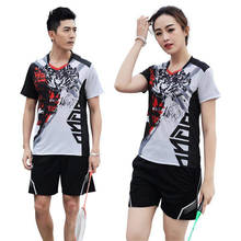 ZMSM-camisetas de tenis para hombre y mujer, conjunto de Jersey de bádminton, uniforme de secado rápido, tenis de mesa y pantalones cortos, ropa deportiva Y132 2024 - compra barato