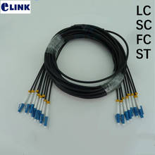 Cables de fibra óptica de TPU de 8 núcleos, 200M, impermeables, cable de parche blindado LC SC FC, para exteriores, SM FTTA jumper, 8 fibras, 5,0mm 2024 - compra barato