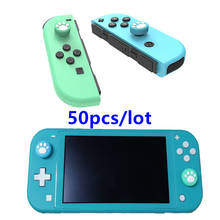 For Nintendo Switch NS Joy Con Controller Silicone Analog Thumb Stick Grips Caps NS Switch Lite Cat Claw Grip covers 100pcs/lot 2024 - buy cheap