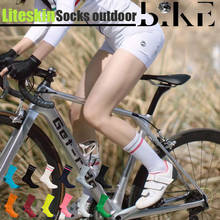 Liteskin-Calcetines de ciclismo Macaron para hombre y mujer, medias transpirables para bicicleta de carretera, MTB, carrera, baloncesto, correr, fútbol, Fitness, deporte al aire libre 2024 - compra barato