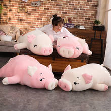 40-110cm Squishy Pig Stuffed Doll Lying Plush Piggy Toy Animal Soft Plushie Hand Warmer Pillow Blanket Kids Baby Comforting Gift 2024 - buy cheap