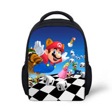 HaoYun модный рюкзак для детского сада с мультяшным рисунком супер-Марио, детские школьные сумки для книг, популярный игровой дизайн, маленькие сумки для мальчиков и девочек 2024 - купить недорого