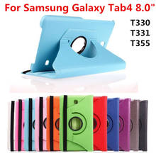 Case For Samsung Galaxy Tab 4 8.0 inch T330 T331 T335 SM-T331 SM-T330 SM-T335 Tab4 8" Tablet Case Bracket Flip Leather Cover 2024 - buy cheap