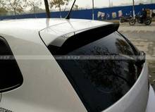 Spoiler de carro traseiro para asa traseira, preto abs, vw volkswagen polo gti 2011 2012 2013 2014 2015 2016 2017 2018 2024 - compre barato