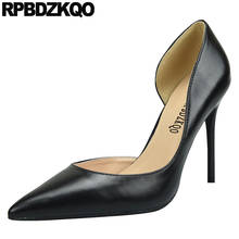 Extreme Pointed Toe Scarpin High Heels 8cm Black Pumps 10 42 Size 33 Work Ultra Stiletto Office Shoes Women Plus Fashion Super 2024 - buy cheap