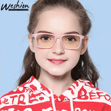 Gafas con montura TR90 para niños, niñas y adolescentes, lentes con filtro para ordenador, 2020 2024 - compra barato