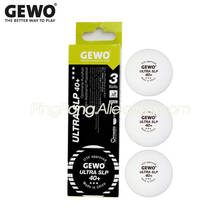 Gewo sem emenda 3-star ultra slp bola de tênis de mesa original gewo plástico 3 estrelas bolas de ping pong 2024 - compre barato