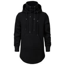 Black Turtleneck Hoodie Men 2021 Winter New Harajuku Streetwear Mens Hoodies Sweatshirts Streetwear Casual Hoody Tracksuit Male 2024 - buy cheap