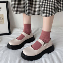 Zapatos de estilo japonés para mujer, calzado informal de cuero estilo Vintage con hebilla, estilo lolita 2024 - compra barato