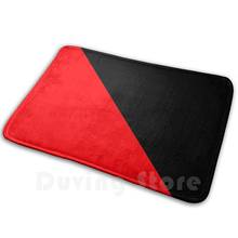 Anarcho - Syndicalism Flag - Plain And Simple Mat Rug Carpet Anti-Slip Floor Mats Bedroom Anarcho Syndicalism Anarchy Anarchist 2024 - buy cheap