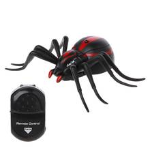 Control remoto realista araña falsa RC Prank insecto truco aterrador juguete BX0D 2024 - compra barato