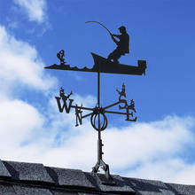 Stainless Steel Weathervane Weather Vane Yard Farm Scene Decor 50cm Tall 2024 - buy cheap