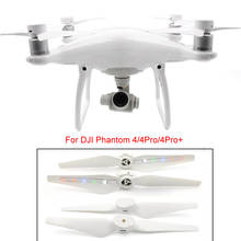 BRDRC 2 Pairs LED Light Flash Propeller USB Charging Propellers For DJI Phantom 4 Pro Adv + Drone 2024 - buy cheap