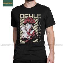 Camiseta de Deku Diagonal para hombre, camisa de My Hero Academia, Manga corta, Camisetas estampadas de algodón de Anime Bakugo Katsuki All Might 2024 - compra barato