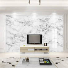 Beibehang-papel tapiz personalizado 3D, moderno, simple, Jazz, Fondo de mármol blanco, pared, sala de estar, dormitorio, restaurante, papel tapiz 2024 - compra barato