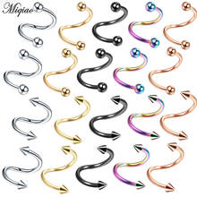 Leosoxs 2 piece Best selling European and American earrings hip hop body piercing lip ring eyebrow ring nail jewelry 2024 - buy cheap