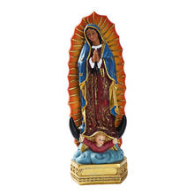 Nova escultura criativa da bela virgem maria, boneco de mesa com estátua 2024 - compre barato