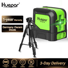 Huepar-ferramenta de nível a laser autonivelante com laser de feixe verde, multifuncional com tripé, ajustável, nível de laser para câmera de viagem 2024 - compre barato