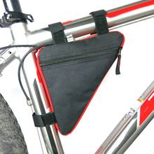 Велосипедная рама для телефона, водонепроницаемая треугольная сумка на переднюю трубу, для велосипеда, седло для ключей, держатель для всякой всячины, оборудование 2024 - купить недорого